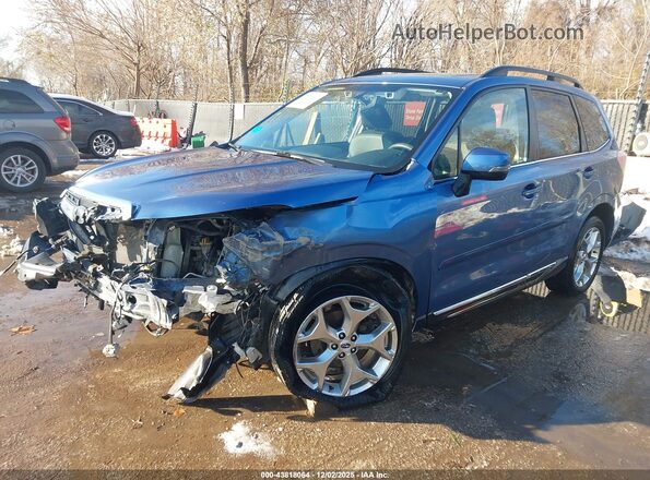 JF2SJAWC0HH516483 2017 SUBARU FORESTER 2.5I TO Blue Przód lewy
