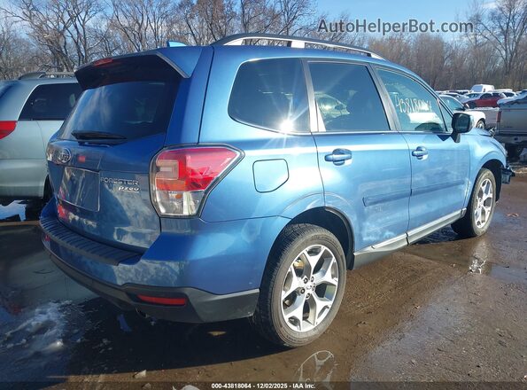 JF2SJAWC0HH516483 2017 SUBARU FORESTER 2.5I TO Blue Tył prawy