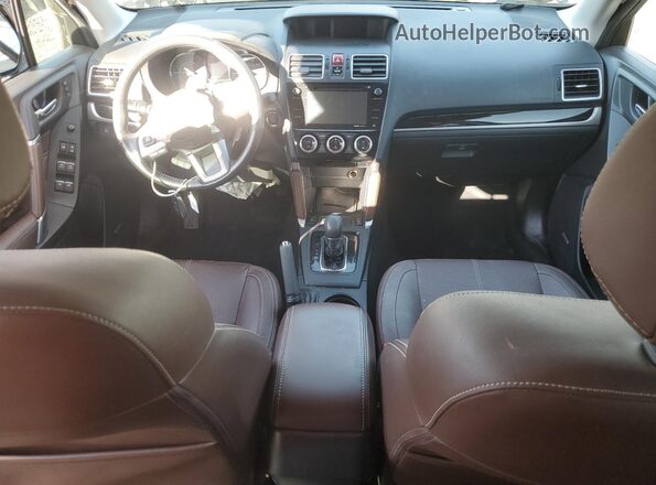 JF2SJAWC3HH596880 2017 SUBARU FORESTER 2.5I TO Gray Widok deski rozdzielczej