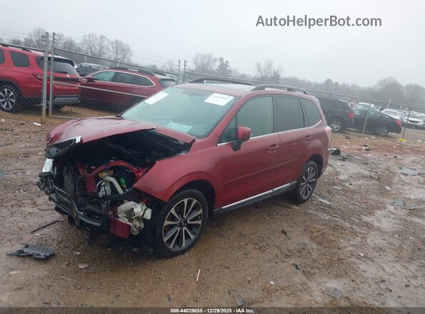 JF2SJGTC0HH447401 2017 SUBARU FORESTER2. Red Առջևի ձախ երեք քառորդ տեսարան