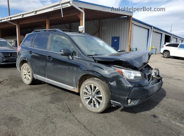 JF2SJGTC8HH439174 2017 SUBARU FORESTER2. Black Передня права чверть