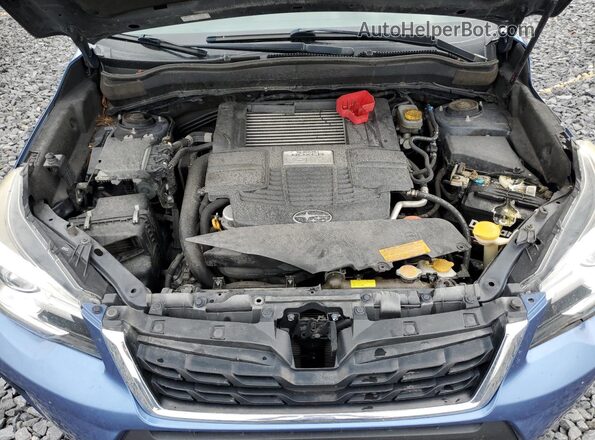 JF2SJGTCXHH462018 2017 SUBARU FORESTER2. Blue Rear interior view