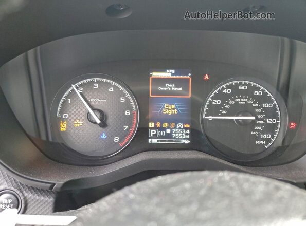 JF2SKABC0RH484557 2024 SUBARU FORESTER Зеленый Вид щитка приборов