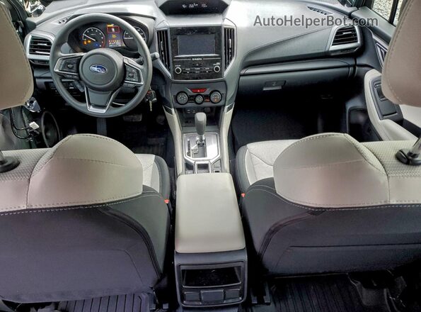 JF2SKABC0RH484557 2024 SUBARU FORESTER Зеленый Вид панели приборов