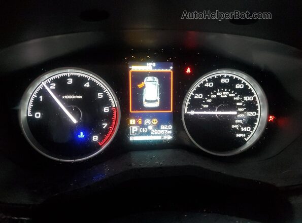 JF2SKADC2RH478594 2024 SUBARU FORESTER Green Вид щитка приладів