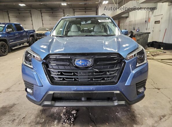 JF2SKAEC4NH474023 2022 SUBARU FORESTER Blue Вид спереду