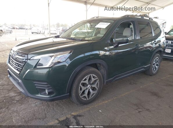 JF2SKAEC4NH507568 2022 SUBARU FORESTER Green Przód lewy