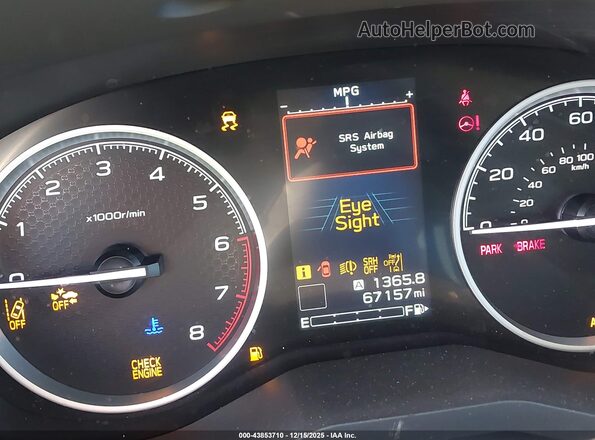 JF2SKAECXPH443846 2023 SUBARU FORESTER White Widok wnętrza 360 stopni