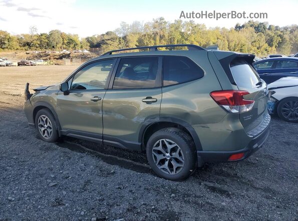 JF2SKAFC9MH468747 2021 SUBARU FORESTER Green Задня ліва чверть