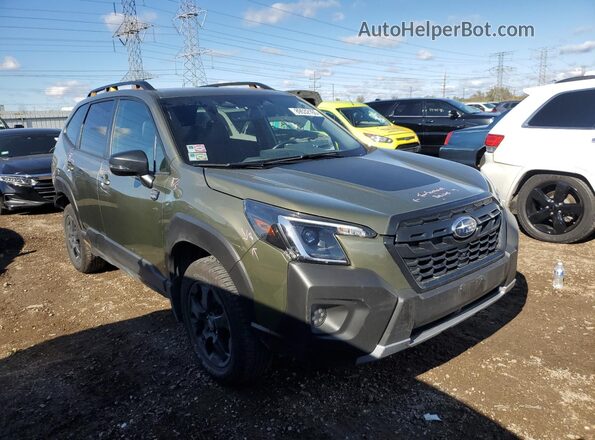 JF2SKAJC2RH500095 2024 SUBARU FORESTER Green Przód prawy