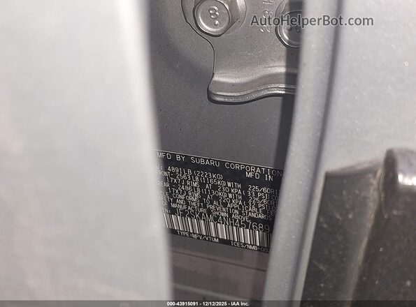 JF2SKAMC4NH457689 2022 SUBARU FORESTER Gray Շարժիչի բաժամունքի տեսք