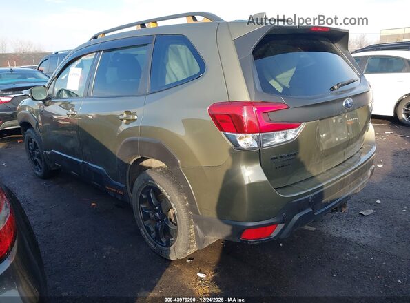 JF2SKAMC6NH510781 2022 SUBARU FORESTER Green Trasero izquierdo