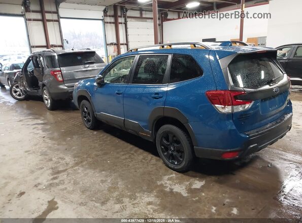 JF2SKAMC7NH495143 2022 SUBARU FORESTER Blue Задня ліва чверть