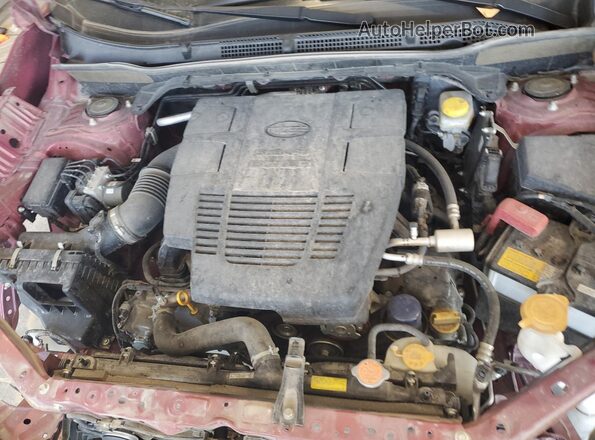 JF2SKANC0PH413402 2023 SUBARU FORESTER Red Vista del compartimento del motor