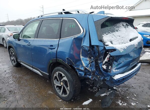 JF2SKARC7NH421553 2022 SUBARU FORESTER Blue Задня ліва чверть