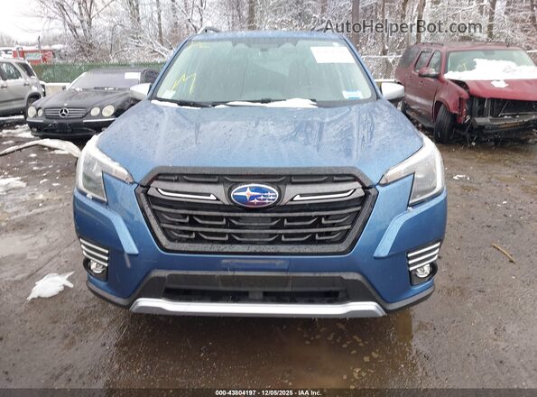 JF2SKARC7NH421553 2022 SUBARU FORESTER Blue Вид щитка приладів