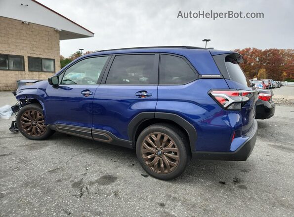 JF2SLDHC4SH491457 2025 SUBARU FORESTER Blue Rear left