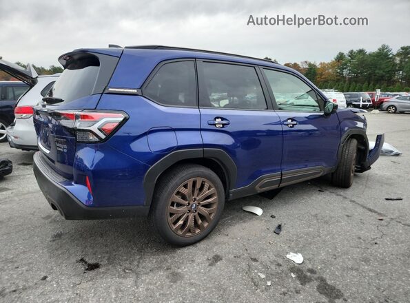 JF2SLDHC4SH491457 2025 SUBARU FORESTER Blue Rear right