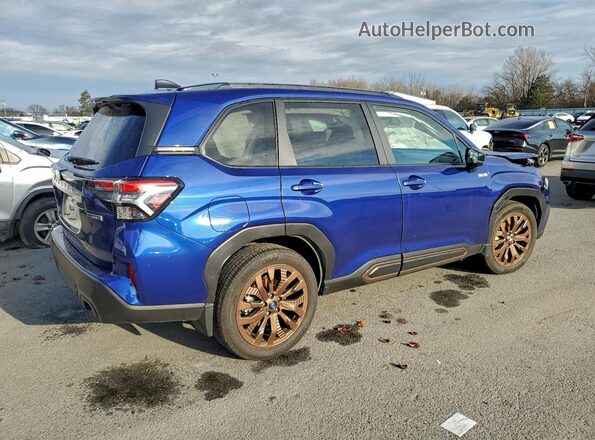 JF2SLSJDXSH401753 2025 SUBARU FORESTER Blue Задня права чверть