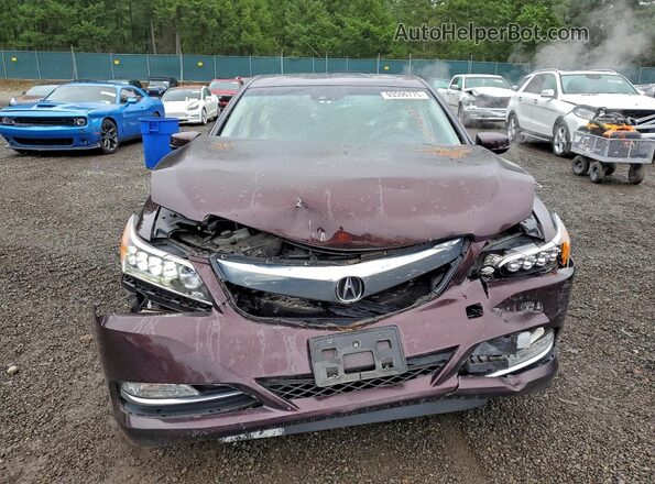 JH4KC1F50GC000287 2016 ACURA RLX Burgundy Vista frontal