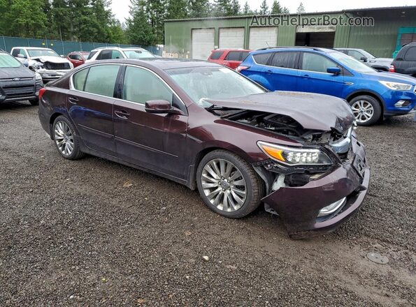 JH4KC1F50GC000287 2016 ACURA RLX Burgundy Delantero derecho