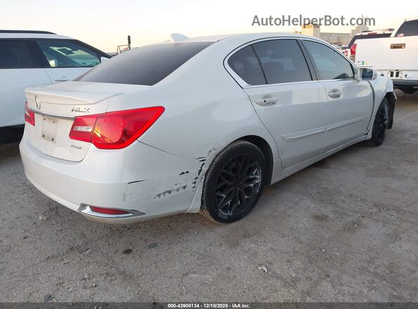 JH4KC1F50GC000418 2016 ACURA RLX White Trasero derecho