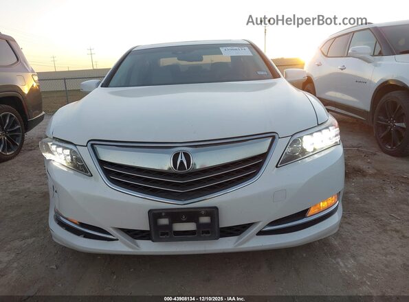 JH4KC1F50GC000418 2016 ACURA RLX White Vista del cuadro de instrumentos