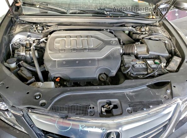 JH4KC1F51GC001917 2016 ACURA RLX Gray Սալոնի հետևի տեսք