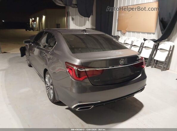 JH4KC1F54JC000610 2018 ACURA RLX Black Հետևի ձախ