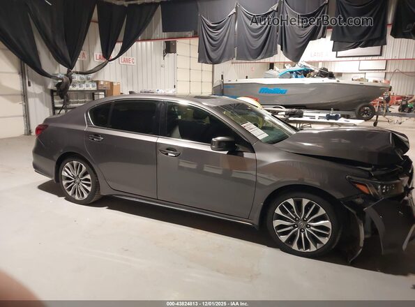 JH4KC1F54JC000610 2018 ACURA RLX Black Սալոնի հետևի տեսք
