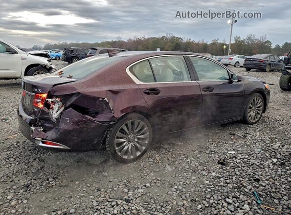JH4KC1F56HC000599 2017 ACURA RLX Red Rear right