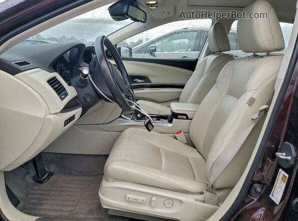 JH4KC1F56HC000599 2017 ACURA RLX Red Front interior view