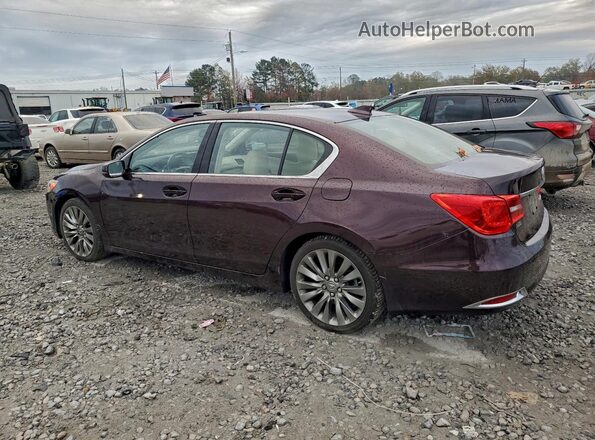 JH4KC1F56HC000599 2017 ACURA RLX Red Rear left