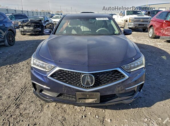 JH4KC1F59JC000733 2018 ACURA RLX Blue Вид спереду