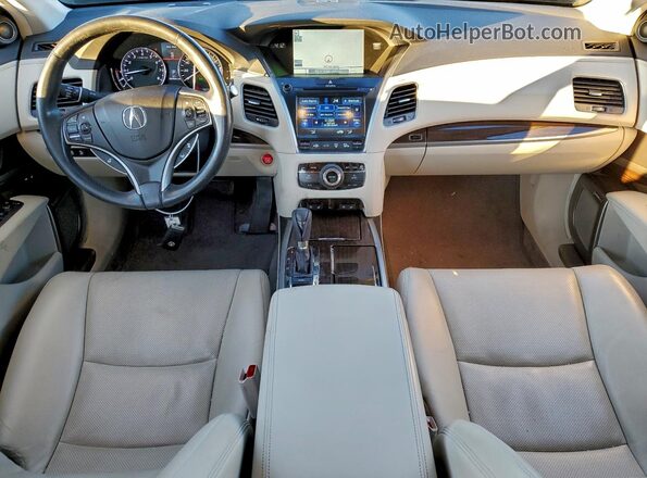 JH4KC1F99GC002008 2016 ACURA RLX Red Vista del salpicadero