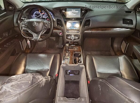 JH4KC1F9XGC001630 2016 ACURA RLX Черный Вид панели приборов