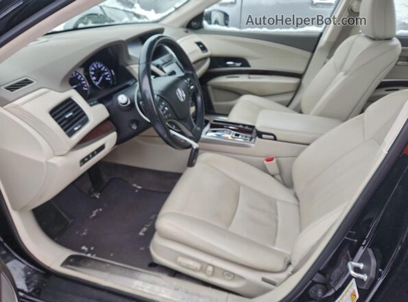 JH4KC2F99GC000118 2016 ACURA RLX Black Front interior view