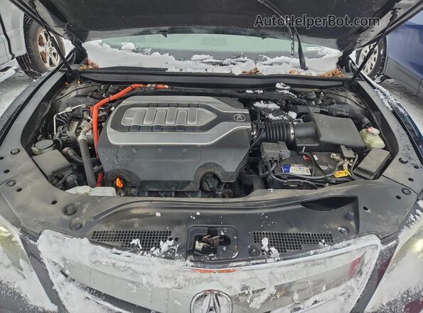 JH4KC2F99GC000118 2016 ACURA RLX Black Rear interior view