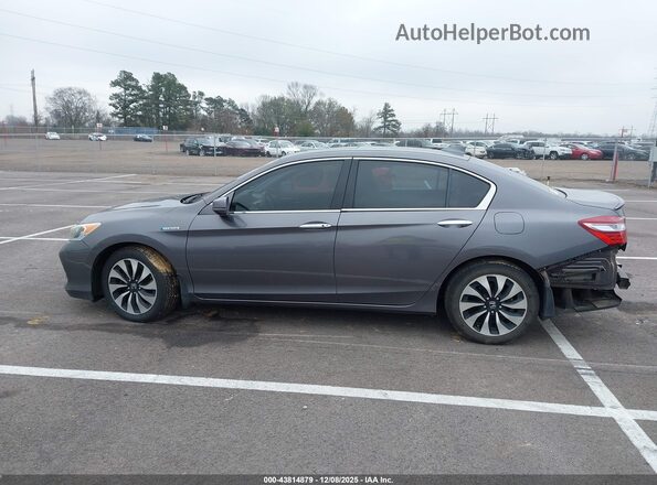 JHMCR6F59HC024847 2017 HONDA ACCORD HYBRID Gray 