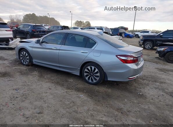 JHMCR6F74HC016544 2017 HONDA ACCORD HYBRID Gray 