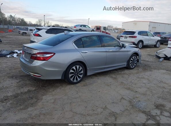 JHMCR6F74HC016544 2017 HONDA ACCORD HYBRID Gray 