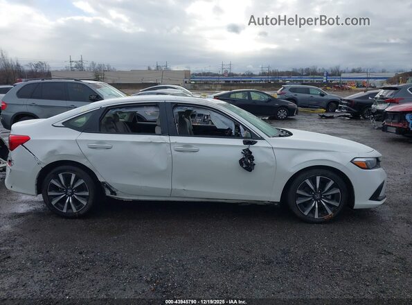 JHMFE1F78NX002095 2022 HONDA CIVIC Белый Вид задней части салона
