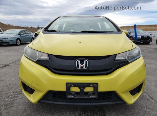 JHMGK5H53GS010959 2016 HONDA FIT Yellow Vista frontal