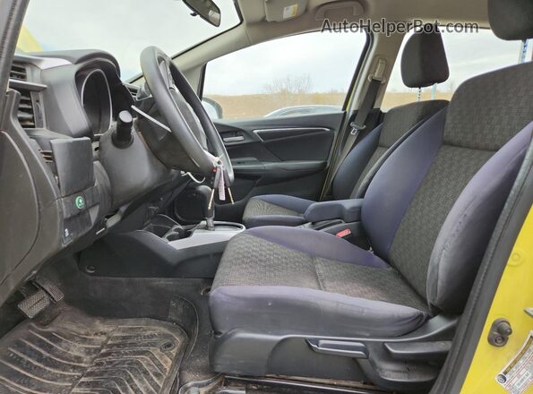 JHMGK5H53GS010959 2016 HONDA FIT Yellow Vista interior delantera