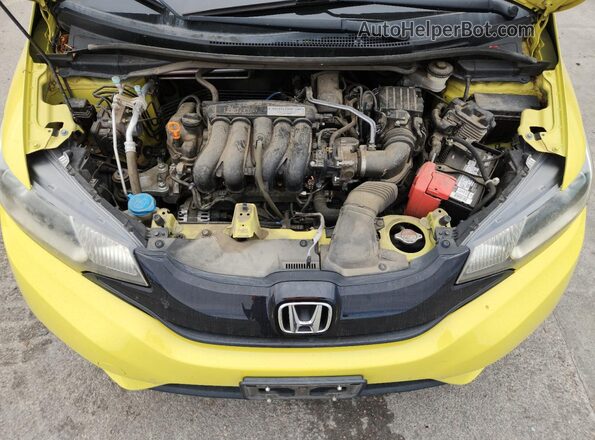 JHMGK5H53GS010959 2016 HONDA FIT Yellow Vista interior trasera