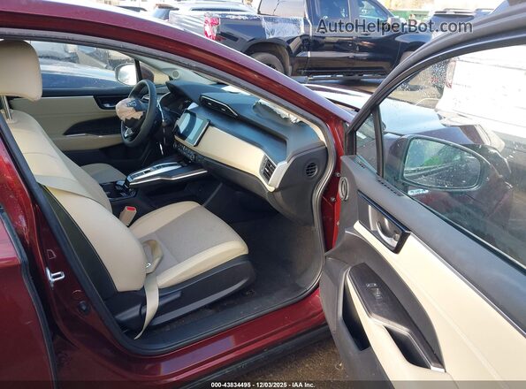 JHMZC5F18MC000827 2021 HONDA CLARITY Burgundy წინა სალონის ხედი
