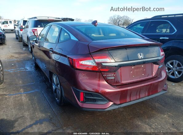 JHMZC5F18MC000827 2021 HONDA CLARITY Burgundy უკანა მარცხენა