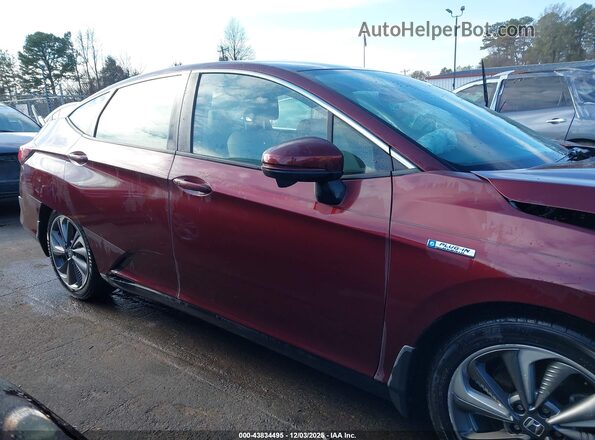 JHMZC5F18MC000827 2021 HONDA CLARITY Burgundy უკანა სალონის ხედი