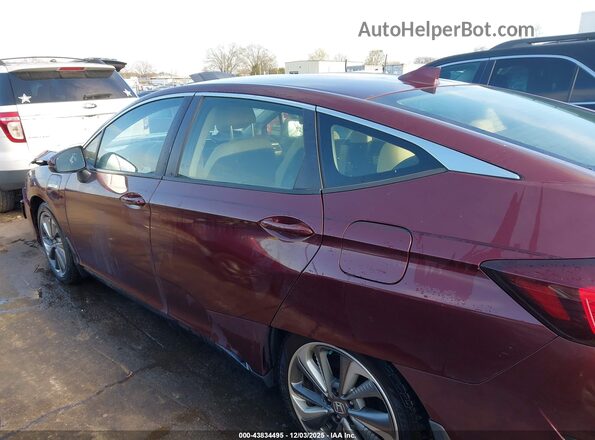 JHMZC5F18MC000827 2021 HONDA CLARITY Burgundy სალონის 360-გრადუსიანი ხედი