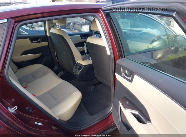 JHMZC5F18MC000827 2021 HONDA CLARITY Burgundy VIN კოდის სტიკერის ხედი